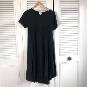 **CLOSING BUY ONE GET ONE**LuLaRoe High/Low Carly Dress Classic Black &Pocket